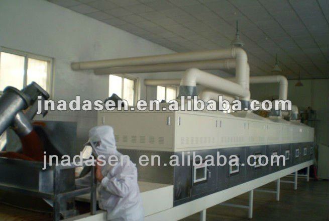 automatic spice/flavouring industrial drying and sterilizing machine