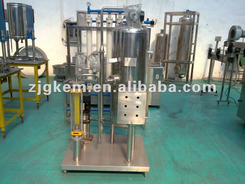 Automatic stainless steel carbonated beverage mixer