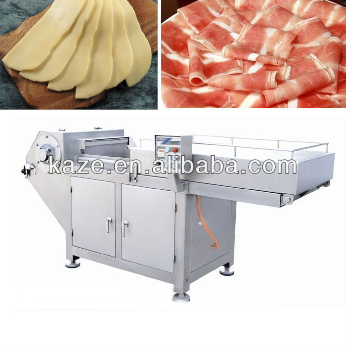 automatic stainless steel meat slicer machine for cutting meat and sausage