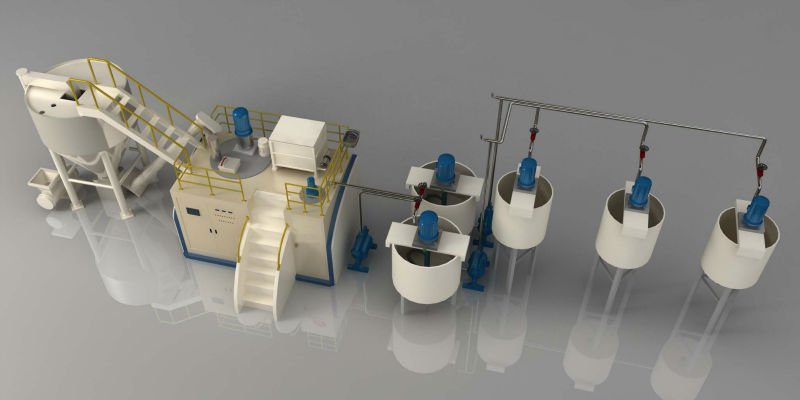 Automatic Starch Mixing System