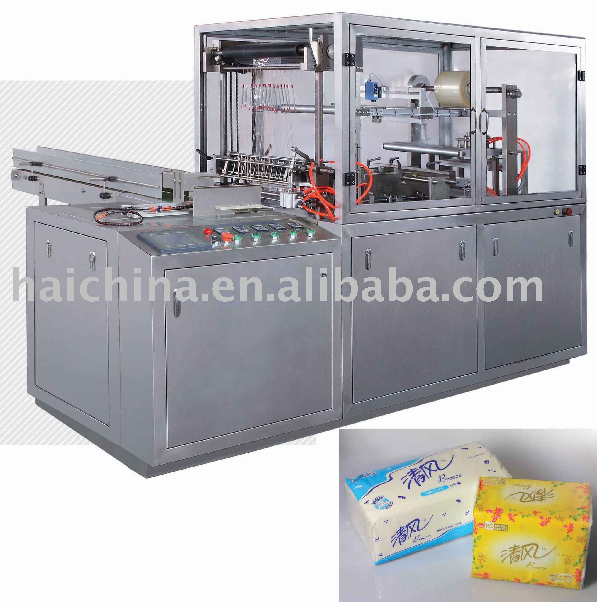 automatic table napkin packaging machine without of box