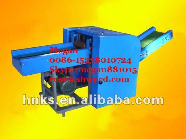 Automatic textile shredder/clothes cutting machine/clothes stripping machine/textile shredder