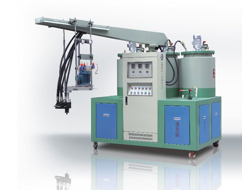 automatic two color two density pu shoe making(sole) pouring machine