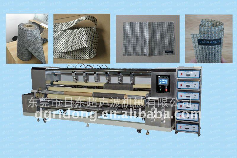 Automatic Ultrasonic Drapes Curtain Slit Cutting Machine