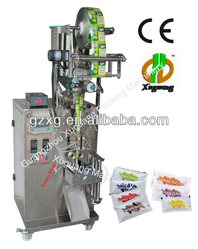 automatic vertical sachet tomato sauce packing machine