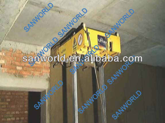 Automatic wall plaster render machine