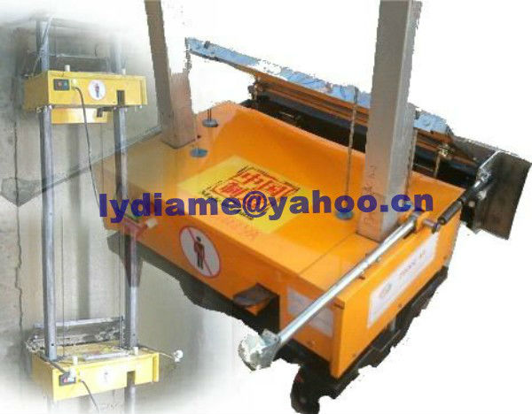 automatic wall plastering machine/fast rendering/construction machinery