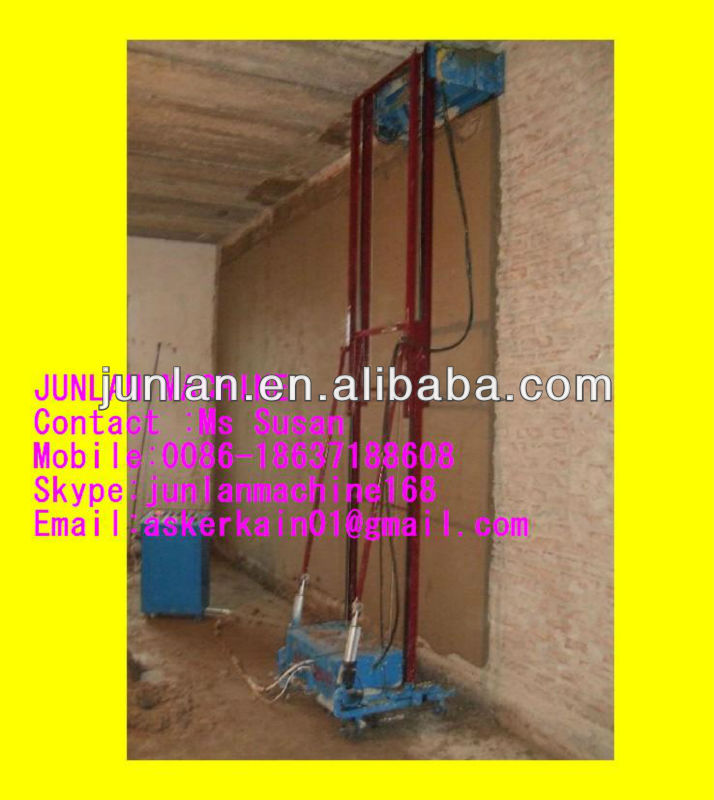 automatic wall plastering machine for building use