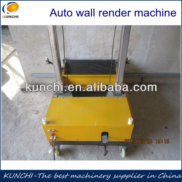 Automatic wall rendering machine 20 times faster than manual rendering