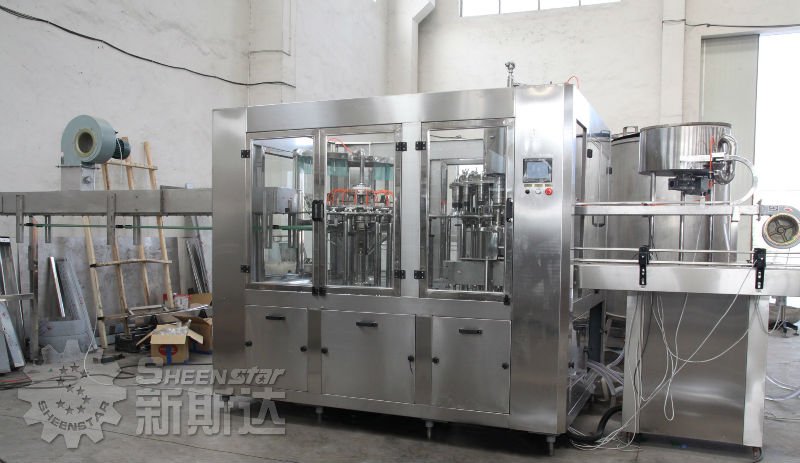 automatic washing filling capping machine