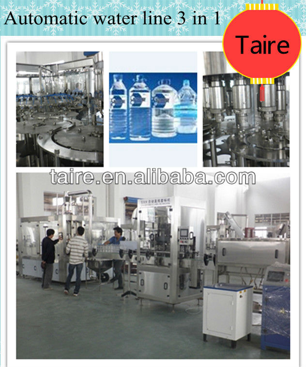 Automatic washing filling capping machine