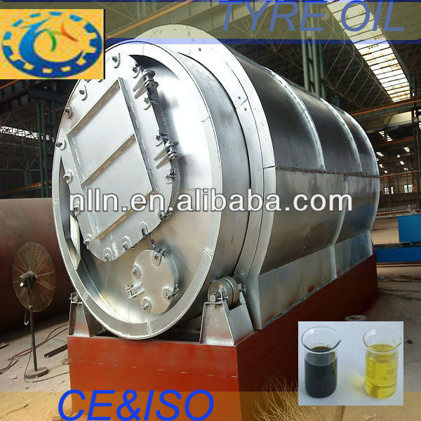 Automatic waste tyre oil refinery/pyrolysis Plant