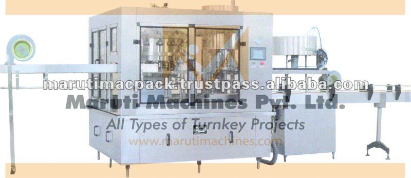 Automatic water Rinsing filling capping machine