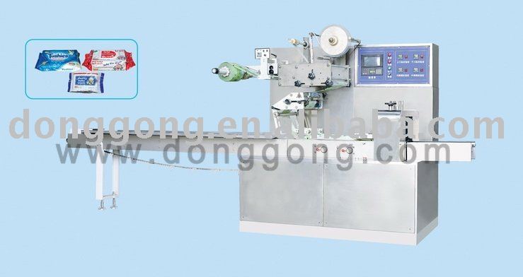 automatic wet wipe towel packing machine for big package