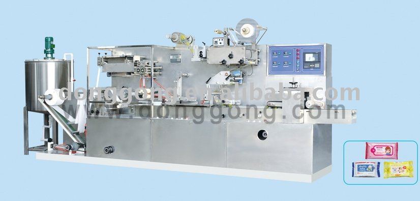 automatic wet wipes high speed making machine for 30pieces