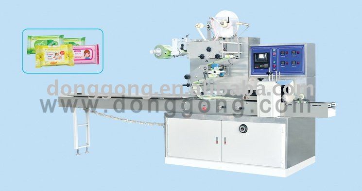 automatic wet wipes paper packing machine