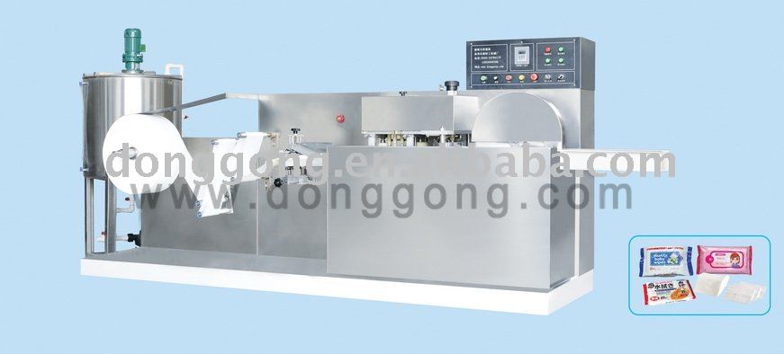 automatic wet wipes tissue paper folding machine