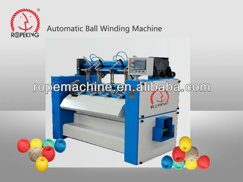 automatic yarn winding machine for balls