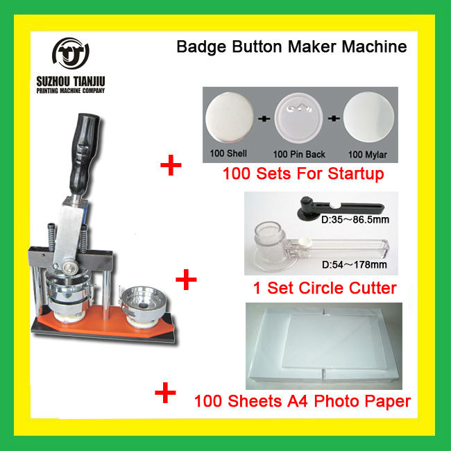 Badge Button Maker Machine