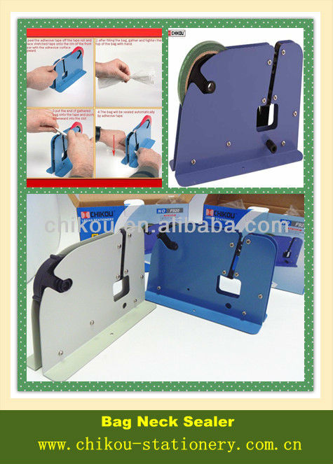 Bag sealer 12mm width tape dispenser with trimmer