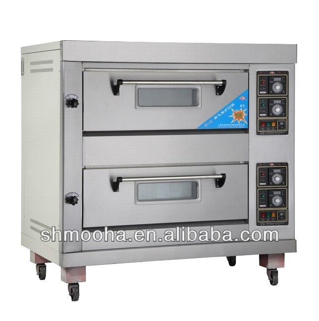 Bakery Equipment /Double Layers Bread Baking Machine (2 Decks 4 Trays)