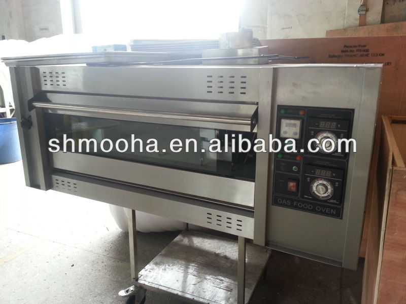 bakery gas deck oven/single deck/bakery equipments(factory low price)