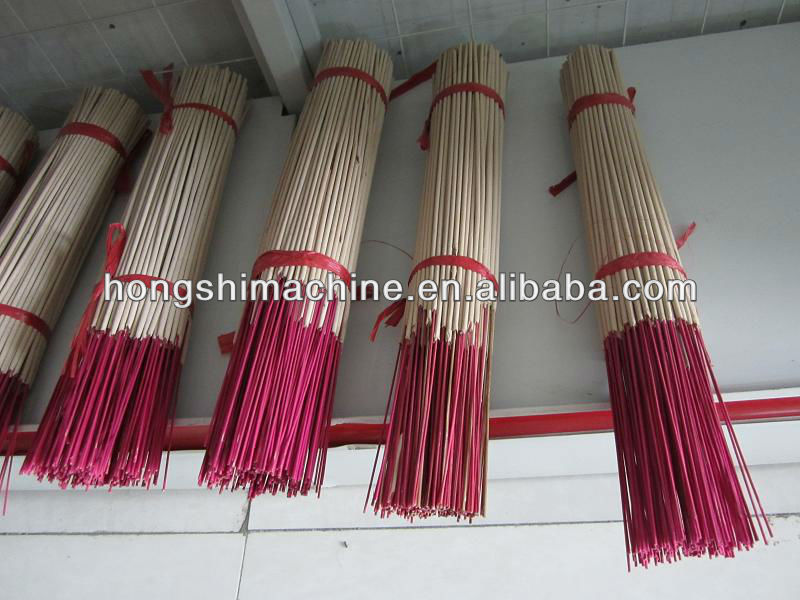 Bamboo incense making machine for temple