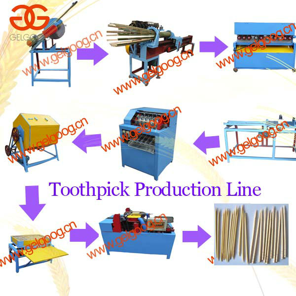 Bamboo toothpick making line/Toothpick making line/Toothpick Line