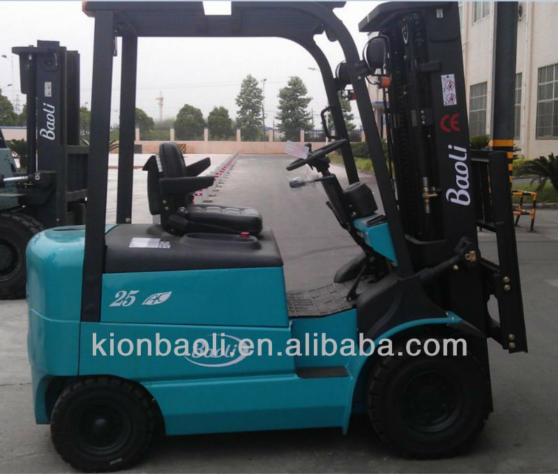 Baoli 2.5 ton electric new forklift price