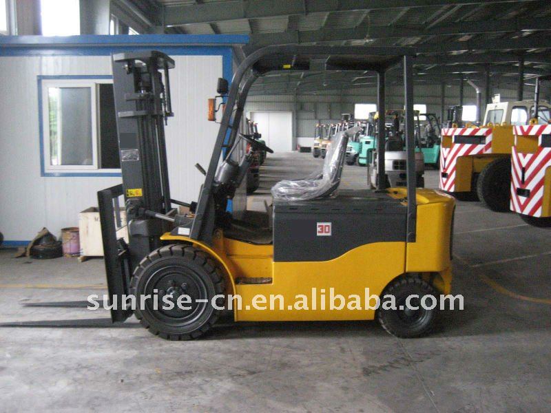 Battery Forklift,electric lifting truck with CE,1.8ton 2ton 2.5ton 3ton DC motor