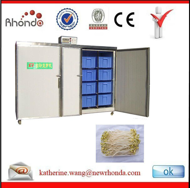 Bean sprout machine with high capacity and low power