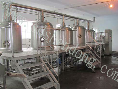 Beer Equipment shendong 5000l stainless steel beer equipment,beer brewing, beer brewery