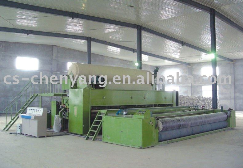 Bentonite complex waterproof pad production line