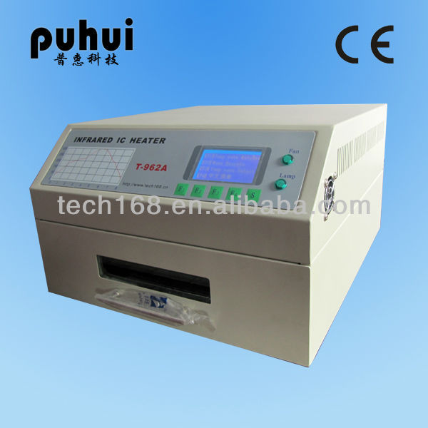 BEST Desktop Infrared LED SMTsoldering Reflow Wave Oven Tai'an PUHUI T-962A Made in China Tai'an Manufacturer