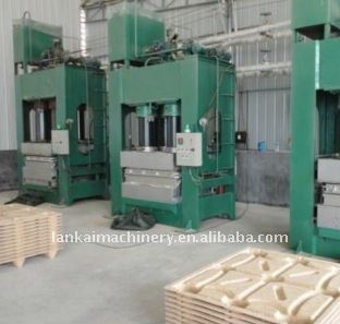 Best price and installation abroad wooden pad making machine