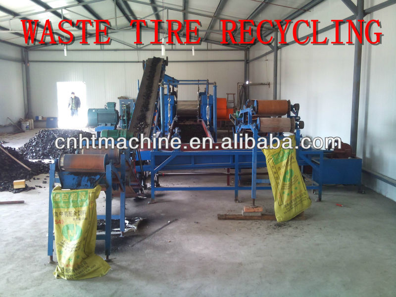 Best Quality- 5TH Generation-Waste tire recycling line / Waste tire recycling Machine CE Approved