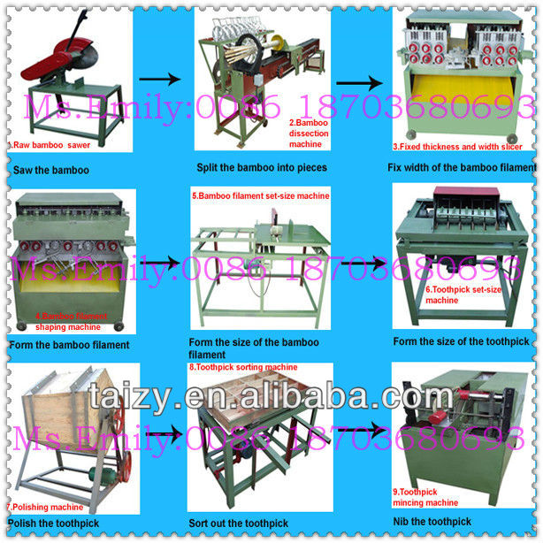 Best quality bamboo toothpick machine,bamboo toothpick making machine, bamboo machine/0086 18703680693