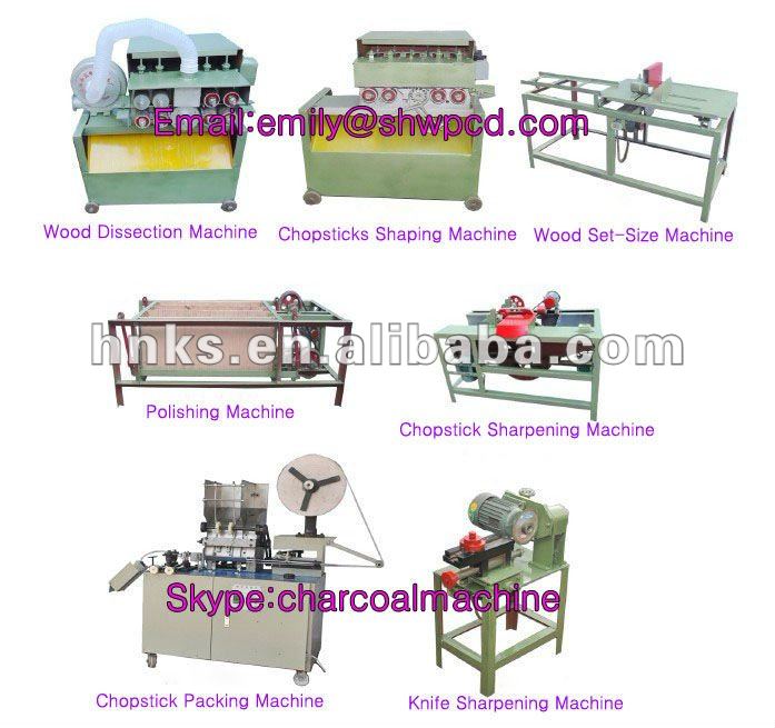 best quality wood chopstick machine