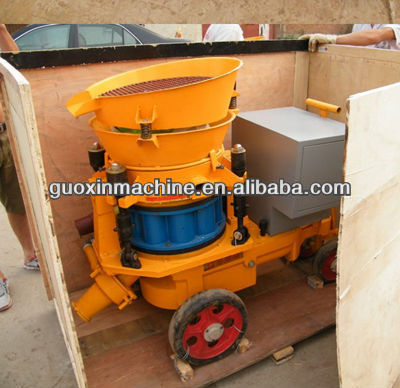 best sale dry mix shotcrete machine with 15m pipe