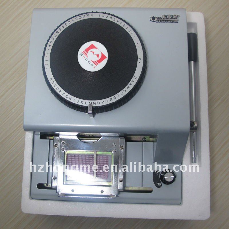 Best seller Manual PVC card embosser