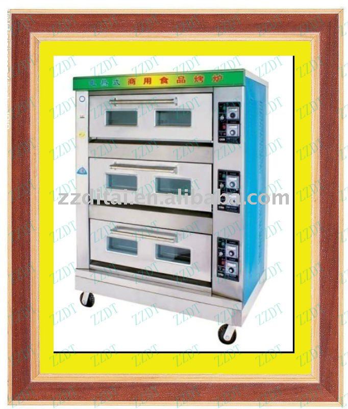 best selling 3 layer 6 pan cake deck oven for commerce