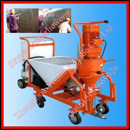 Best selling full automatic dry-mixed mortar spraying machine