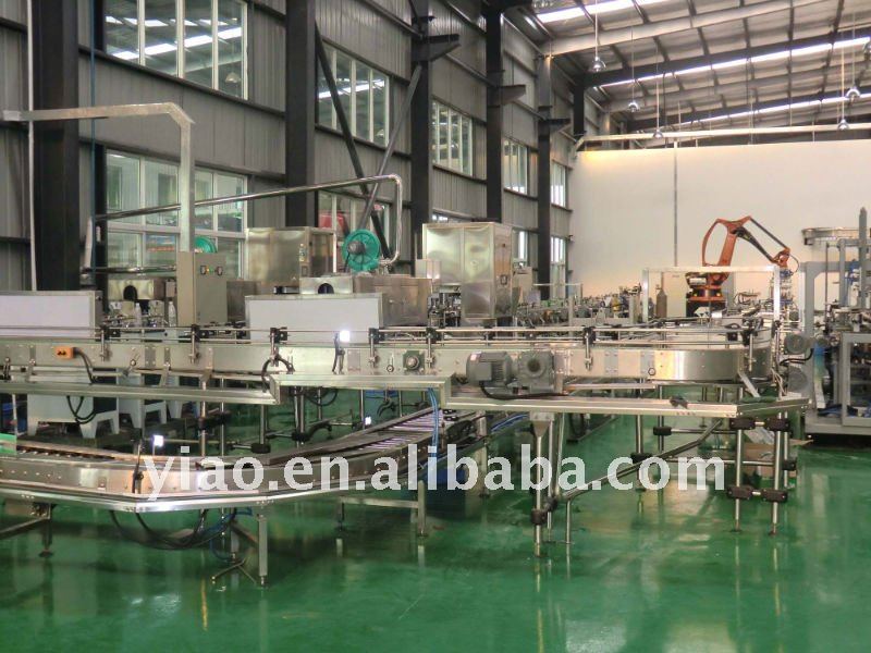 beverage bottle air conveyor system