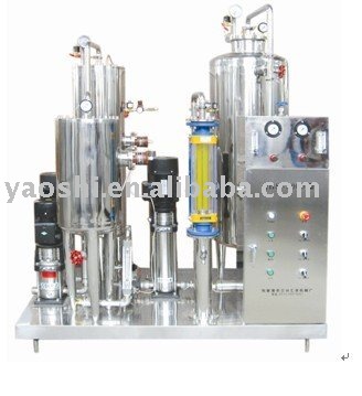 beverage mixer, carbonated drink mixer, CO2 mixer, CO2 mixing machine, carbonation machine, beverage processing machine