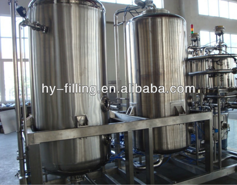 Beverage mixer for carbonated soft drink