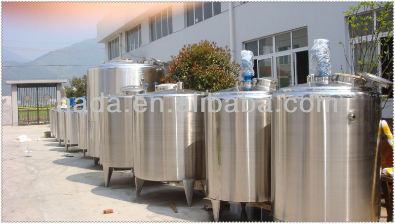 Beverage storage tank made by food grade stainless steel