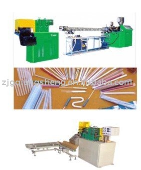 beverage straw making machine