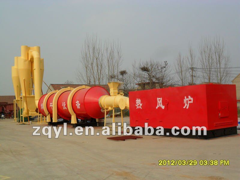 Big Capacity Sawdust Rotary Drum Dryer