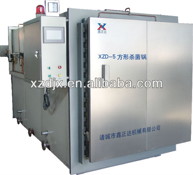 big output autoclave machine for food industrial