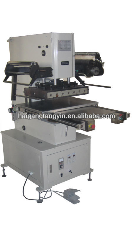 Big pressure gilding press machine for leather